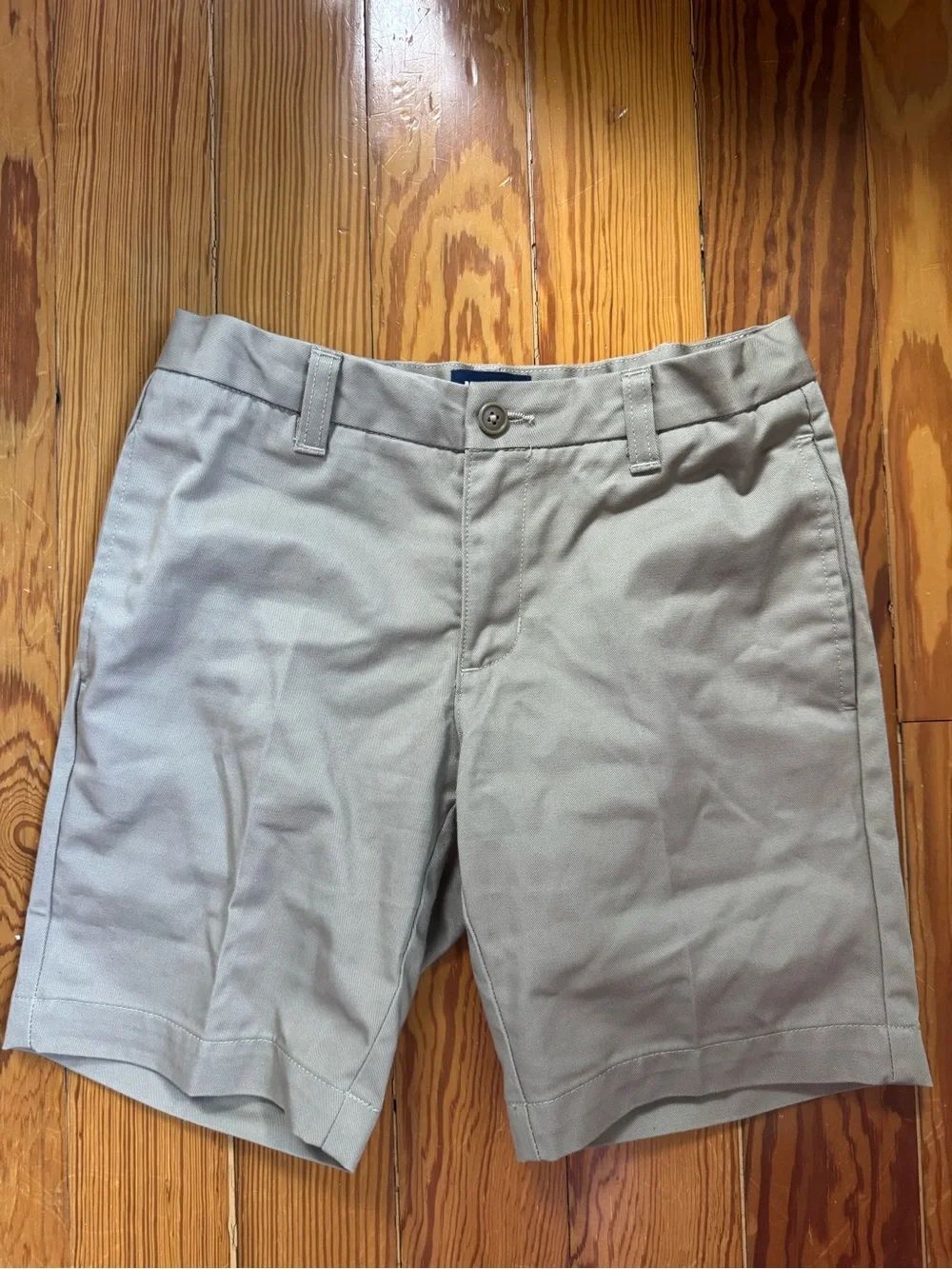 Lands End Girls Khaki Shorts